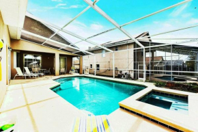 Spacious Disney Themed 5Bed Villa! Private Heated Enclosed Pool/Spa/BBQ!
